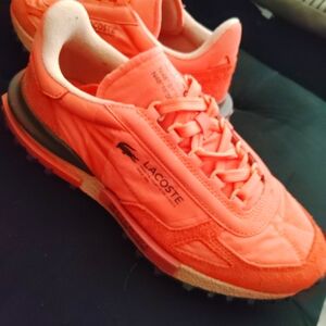 Lacoste Orange Sneakers